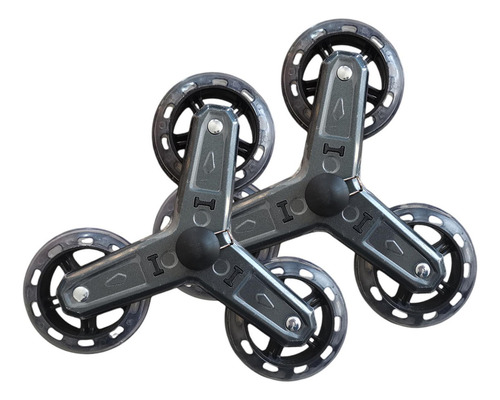 . 2 Piezas Plegables Carro De Comestibles Tri Accesorios De