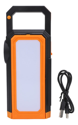 Linterna Solar Para Acampar, Doble Cara, Plegable