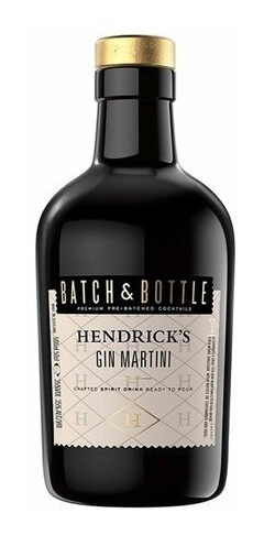 Gin Hendricks Martini Batch & Bottle Plaza Serrano