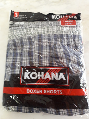 Set De 3 Boxers Shorts, Marca Koana, Talla L