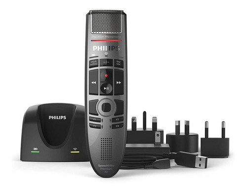 Philips Speechmike Premium Air - Micrófono Usb De Dictado 
