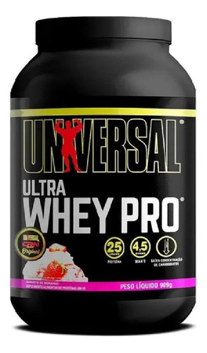 Whey Protein Ultra Pro 900gr - Universal Nutrition Sabor Morango