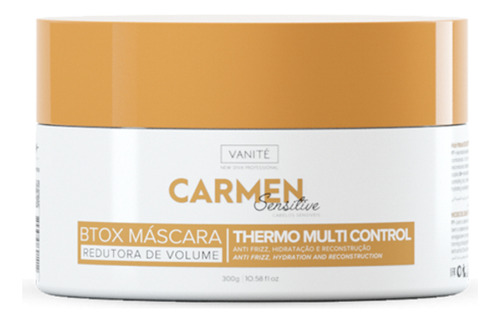 Btox Capilar Carmen Sensitive 300g Vanite Redutor De Volume