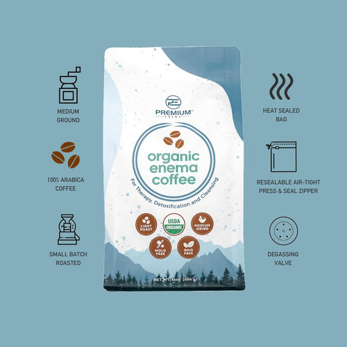 Premium Café Orgánico, Limpieza Colon 454g