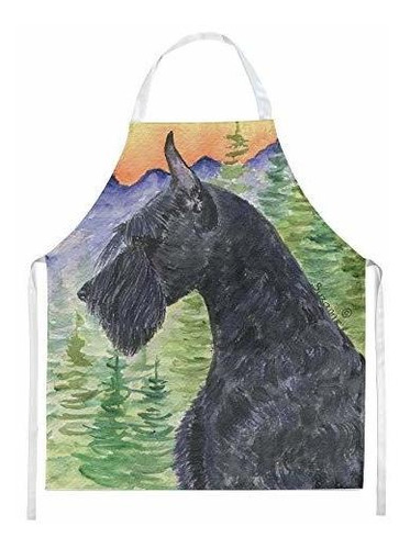 Caroline's Treasures Ss8256apron Delantal Schnauzer, Grande,