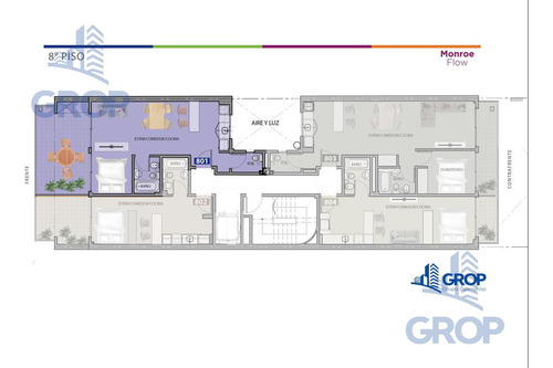 Venta Departamento 1 Amb. Baño.toilette. Gran Terraza.frente-a Estrenar-apto Profesional-belgrano