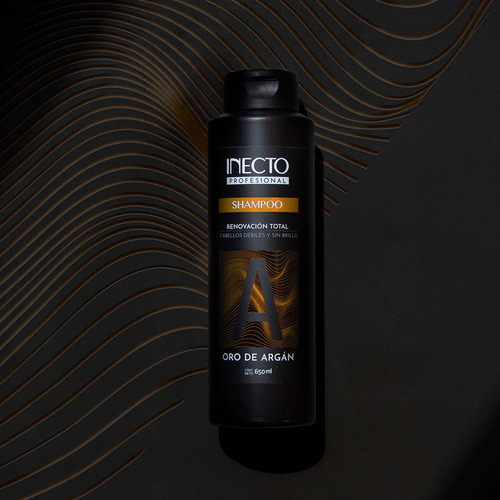 Shampoo Oro De Argan Inecto Profesional Mas Brillo