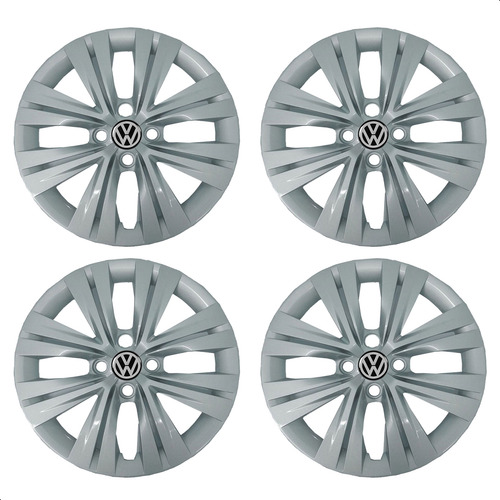 Jogo Calota Volkswagen Aro 15 Gol G3 G4 G5 G6 G7 4 Peças