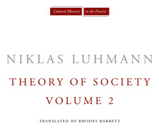 Libro Theory Of Society, Volume 2 - Luhmann, Niklas