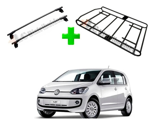 Barra Porta Equipaje Vw Up 3 Y 5 Puerta + Parrilla Dk