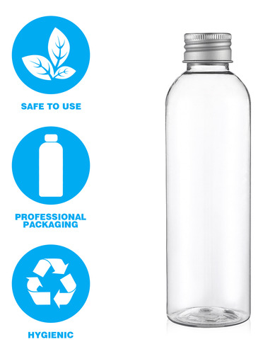 6 Botellas De Viaje Recargables, Botellas De Plástico Vacías
