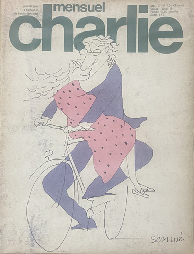 Charlie Nº 104 Revista Comic Francia, Pichard, 1977 K5