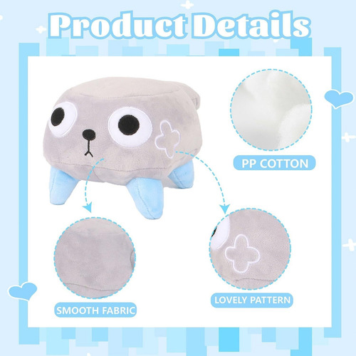 Para New Dandy World Peluche, 5.9 Pulgadas Pebble Plush Toys