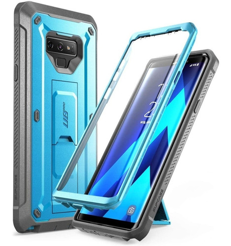 Case Supcase Para Galaxy Note 9 Protector 360° Azul