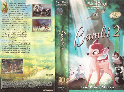 Bambi 2 Vhs Bambi Ii Vhs Walt Disney Español Latino