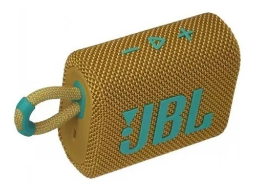 Parlante JBL Go 3 portátil con bluetooth waterproof yellow