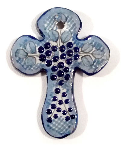 10 Cruces Chica Talavera Poblana Barroca 10 Cm Florecitas #8