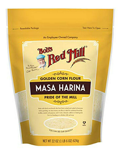 Harina De Maíz Masa Dorada Bob's Red Mill, 22 Oz