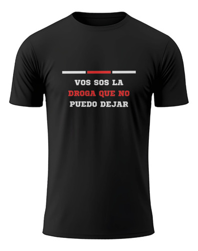 Remera Con Frases De Fútbol Futboleras Clubes Arg Algodón