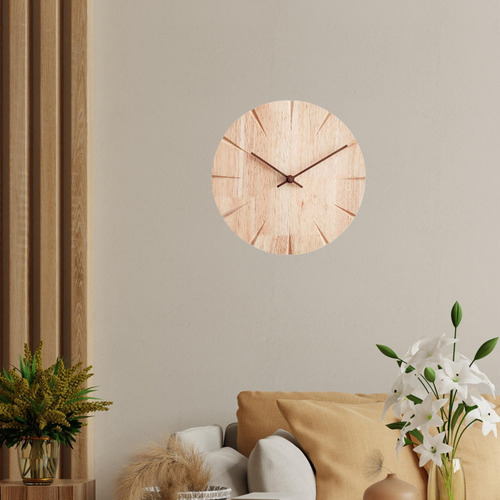 Reloj De Pared De Madera, Regalo Para Amigos Silenciosos,