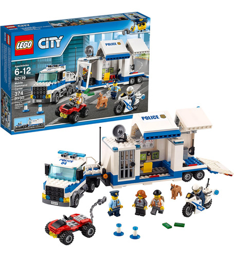 Set Juguete De Construcción Lego City Control Policial 60139