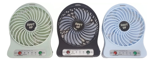 Ventilador Abanico Portátil Recargable Usb Escritorio Hogar