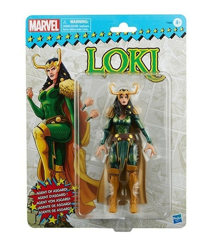 Figura Lady Loki Marvel Legends Retro Avengers 