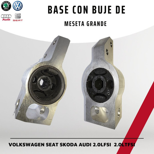 Base Con Buje De Meseta Grande Trasera Vw Seat Skoda Audi