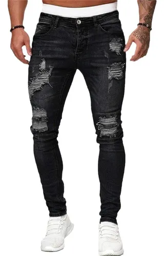 Pantalones de moda hotsell mezclilla hombre