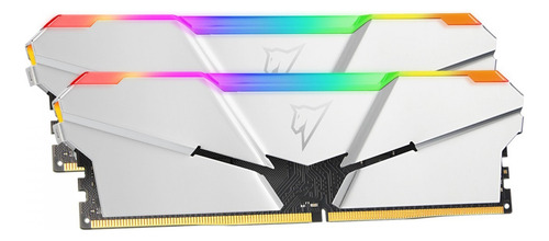 Memória Ram Rgb 16gb (2x 8gb) Netac Prateado 3200 Mhz Rgb