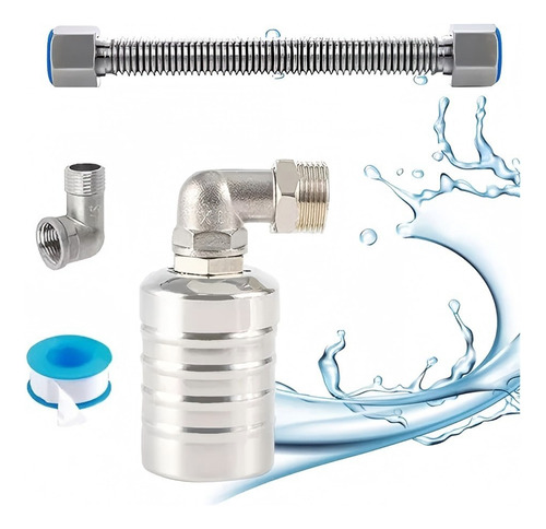 Válvula De Nivel De Agua Automática Acero Inoxidable+ Fuelle