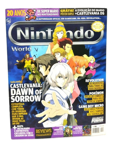 Revista Nintendo World Castlevania, Dawn Of Sorrow (Usado)