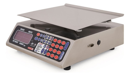 Báscula Contadora Torrey Acero Inoxidable Qc-20 Kg Lcd 35.5cm x 29.2cm