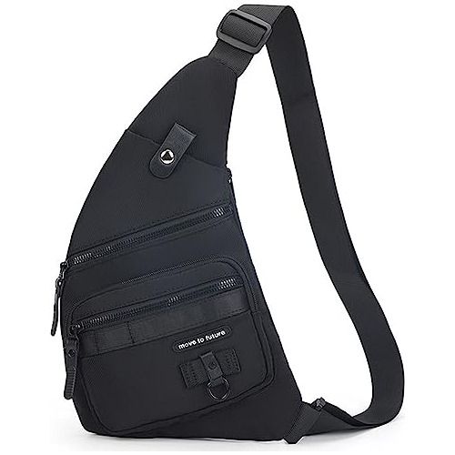 Qidelong Sling Bag Mochila Bandolera Antirrobo Para El Pecho