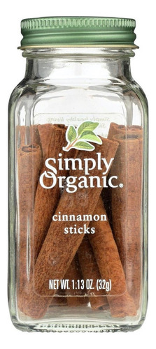 Simply Organic Palitos De Canela Orgánicas 32g Se