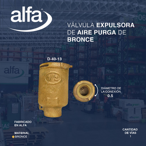 Válvula Expulsora Aire Bronce 8 Piezas