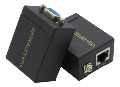 Extensor Vga Lan Cat5 Cat6 Rj45 Rede 60m