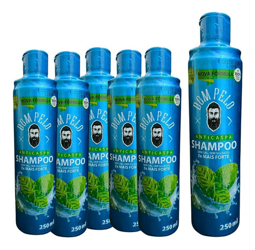 Shampoo Anticaspa Dom Pelo 250ml 3x Mais Forte