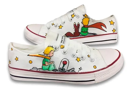 Tenis Pintado A Mano El Principito Personalizados 02 Cuotas sin
