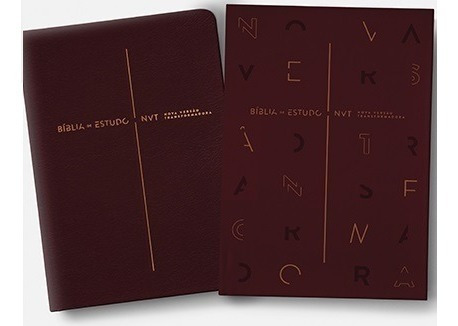 Biblia De Estudos - Nvt - Vinho - Mundo Cristao Completa