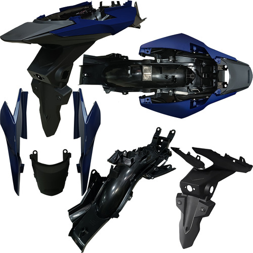 Kit Carenagem Traseira Completa Titan 160 2022 A 2024