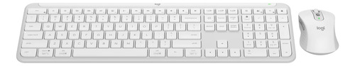 Kit Teclado Mouse Logitech Mk950 Inalambrico Off White