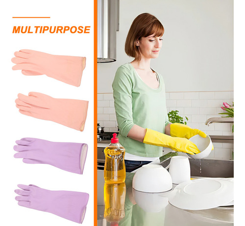 Guantes De Látex Guantes De Látex Y Caucho, 2 Pares