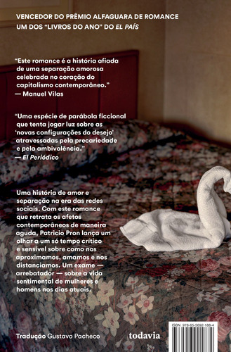 Amanhã teremos outros nomes, de Pron, Patricio. Editorial Editora Todavia, capa mole em português, 2021