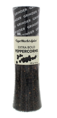 Molinillo Cape Herb & Spice Pimienta Negra  185g.