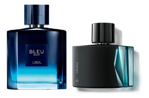  Lbel Bleu Night + Esika Kromo Black 