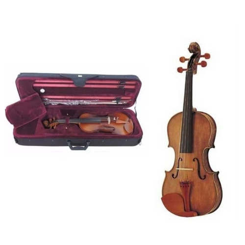 Stradella Mv141444 Violin 4/4 Macizo Arco Resina Estuche