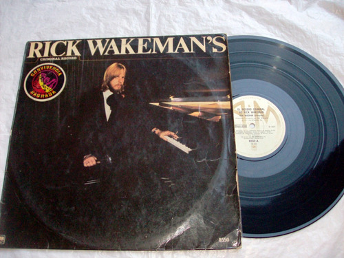 Rick Wakeman - Criminal Record / Vinilo 1977 Yes Vg+