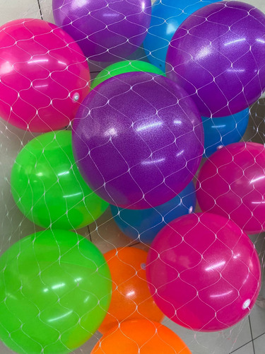 200 Pelotas Juguete Niños 8.5 Machuka Lisa Colores Surtidos Color Fluorescente5colores