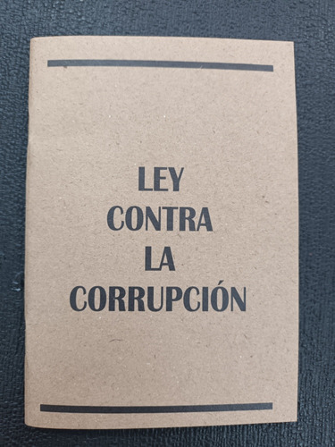 Ley Contra La Corrupción 